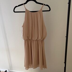 DNA Couture Chic Tan Mini Dress